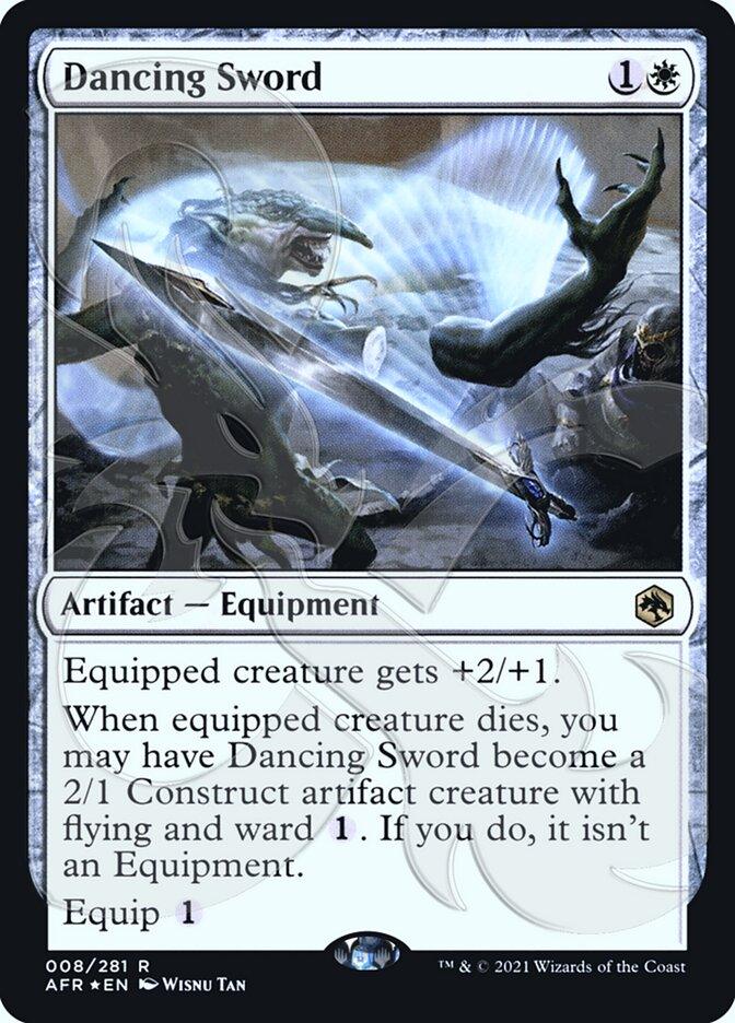 Dancing Sword (Ampersand Promo) [Dungeons & Dragons: Adventures in the Forgotten Realms Promos] - Rocket TCG