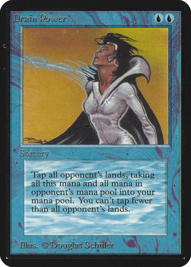 Drain Power [Alpha Edition] - Rocket TCG