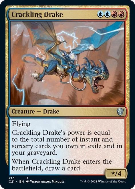 Crackling Drake [Commander 2021] - Rocket TCG