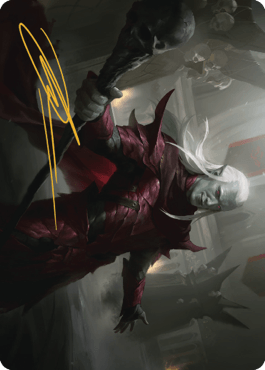 Baeloth Barrityl, Entertainer Art Card (Gold-Stamped Signature) [Commander Legends: Battle for Baldur's Gate Art Series] - Rocket TCG