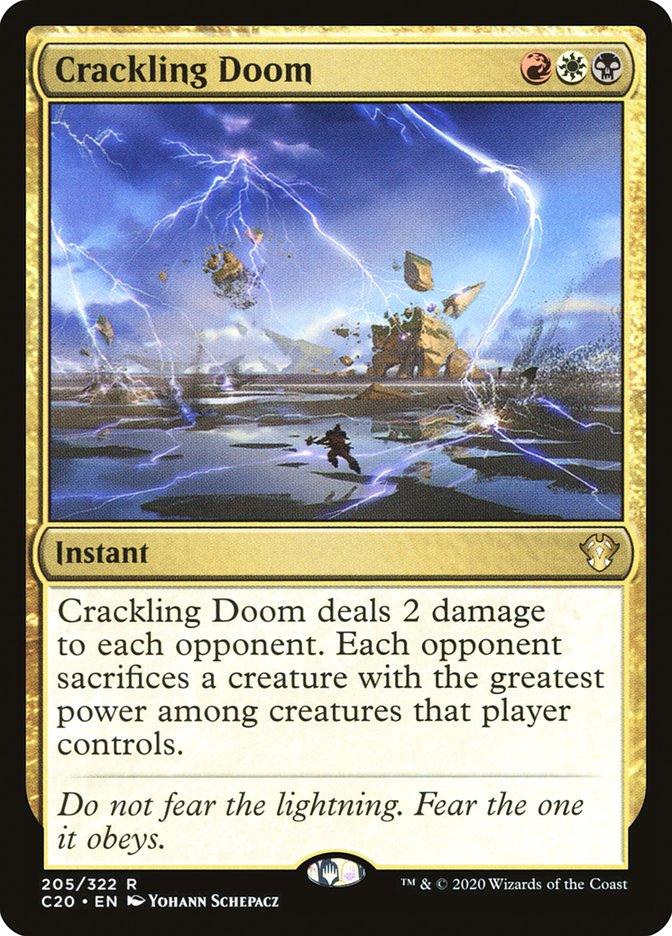Crackling Doom [Commander 2020] - Rocket TCG