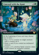 Concord with the Kami (Extended Art) [Kamigawa: Neon Dynasty Commander] - Rocket TCG