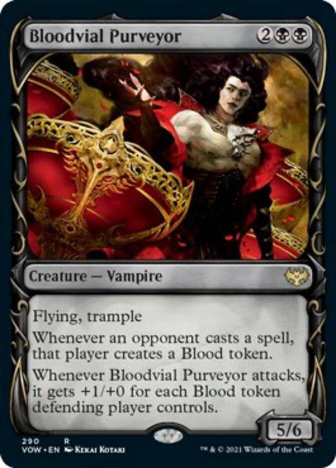 Bloodvial Purveyor (Showcase Fang Frame) [Innistrad: Crimson Vow] - Rocket TCG