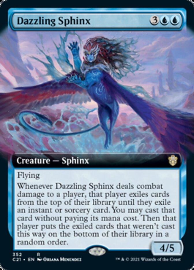 Dazzling Sphinx (Extended Art) [Commander 2021] - Rocket TCG