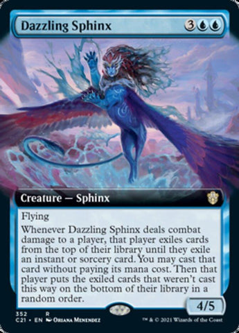 Dazzling Sphinx (Extended Art) [Commander 2021] - Rocket TCG