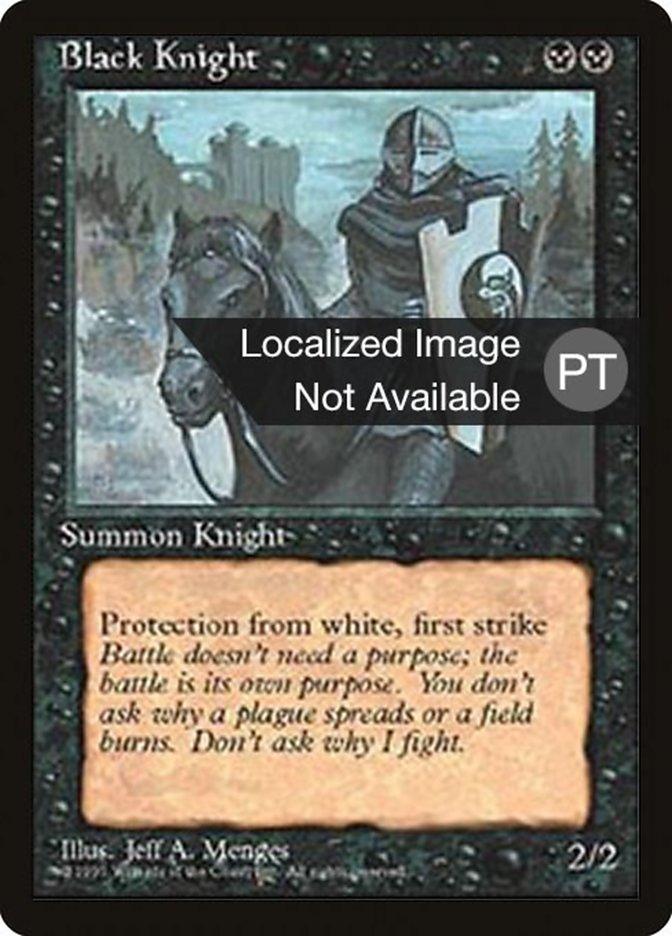 Black Knight [Fourth Edition (Foreign Black Border)] - Rocket TCG
