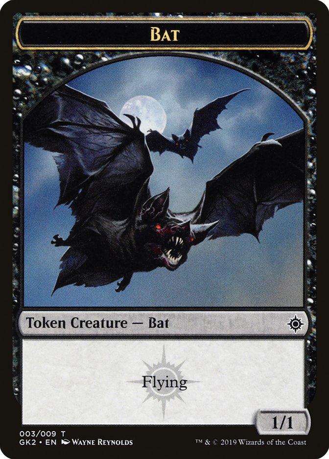 Bat // Spirit (010) Double-sided Token [Ravnica Allegiance Guild Kit Tokens] - Rocket TCG