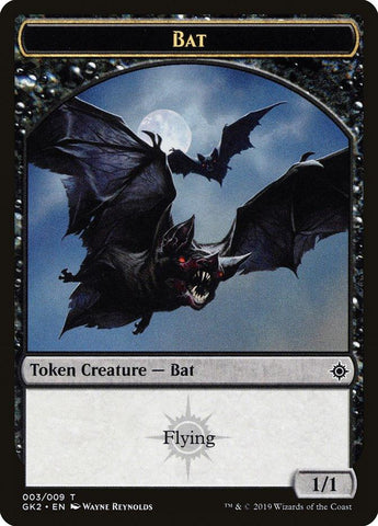Bat // Spirit (010) Double-sided Token [Ravnica Allegiance Guild Kit Tokens] - Rocket TCG