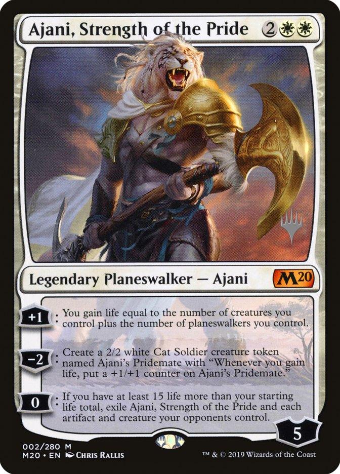 Ajani, Strength of the Pride (Promo Pack) [Core Set 2020 Promos] - Rocket TCG