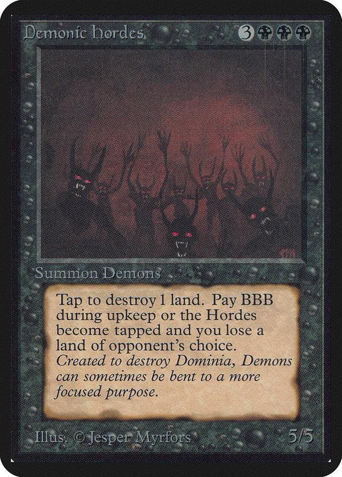 Demonic Hordes [Alpha Edition] - Rocket TCG