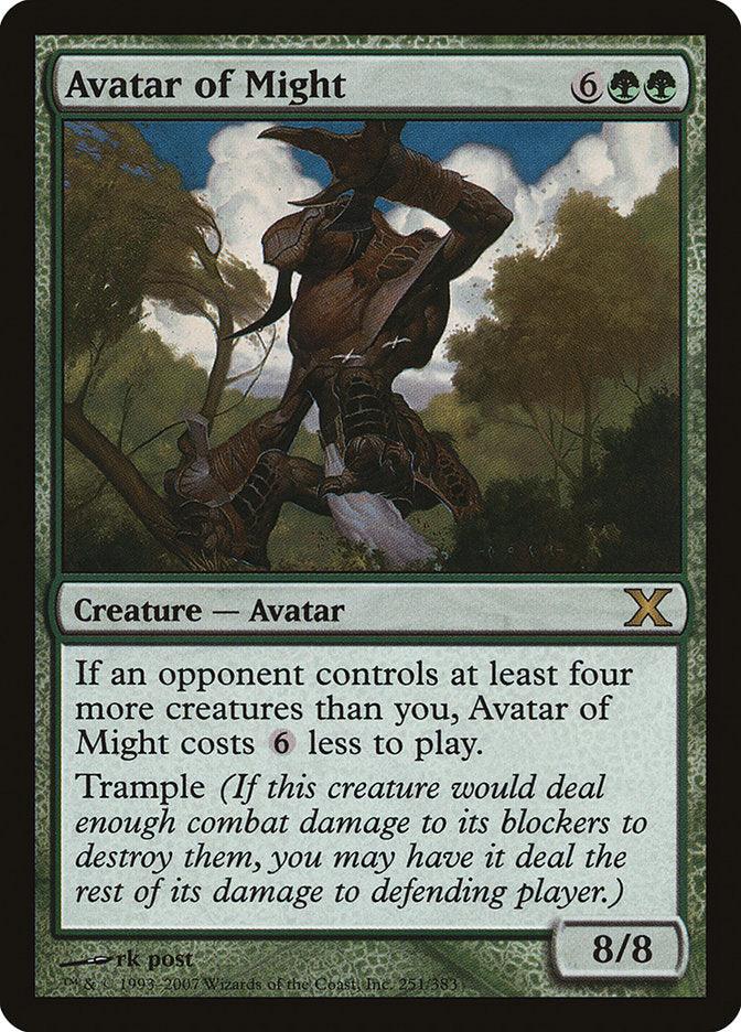 Avatar of Might [Tenth Edition] - Rocket TCG