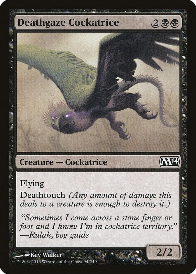 Deathgaze Cockatrice [Magic 2014] - Rocket TCG