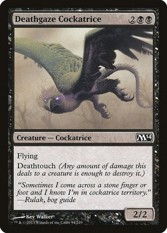 Deathgaze Cockatrice [Magic 2014] - Rocket TCG
