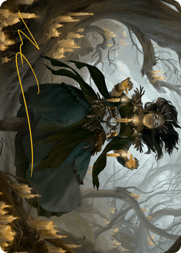 Candlegrove Witch 1 Art Card (Gold-Stamped Signature) [Innistrad: Midnight Hunt Art Series] - Rocket TCG