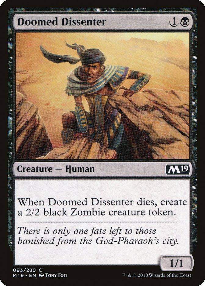 Doomed Dissenter [Core Set 2019] - Rocket TCG