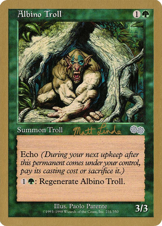 Albino Troll (Matt Linde) [World Championship Decks 1999] - Rocket TCG