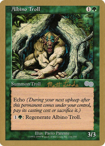 Albino Troll (Matt Linde) [World Championship Decks 1999] - Rocket TCG