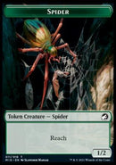Beast (008) // Spider Double-sided Token [Innistrad: Midnight Hunt Tokens] - Rocket TCG