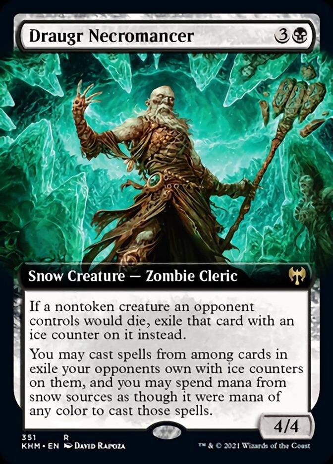Draugr Necromancer (Extended Art) [Kaldheim] - Rocket TCG