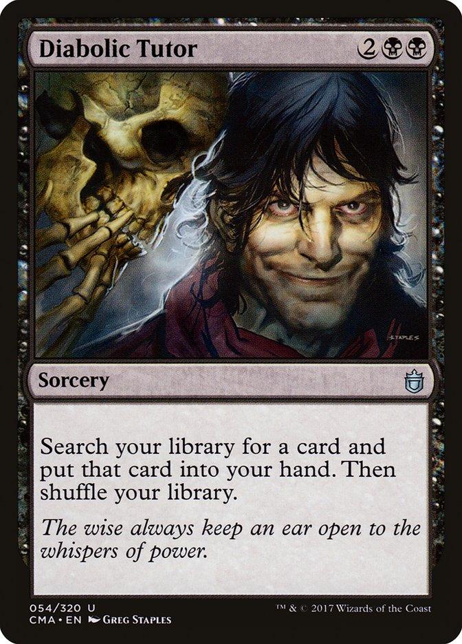 Diabolic Tutor [Commander Anthology] - Rocket TCG