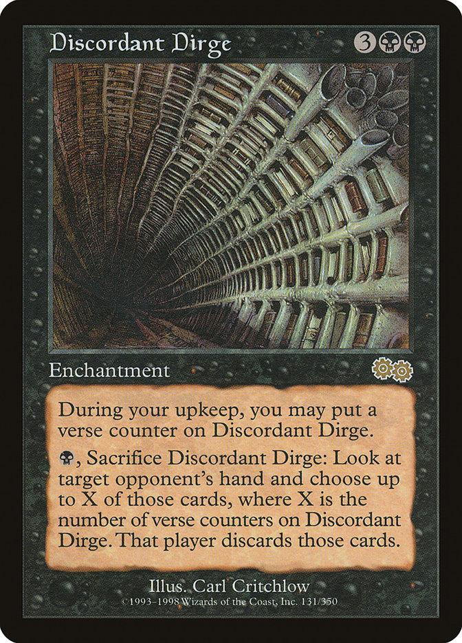 Discordant Dirge [Urza's Saga] - Rocket TCG