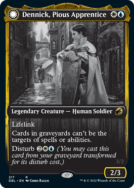 Dennick, Pious Apprentice // Dennick, Pious Apparition [Innistrad: Double Feature] - Rocket TCG