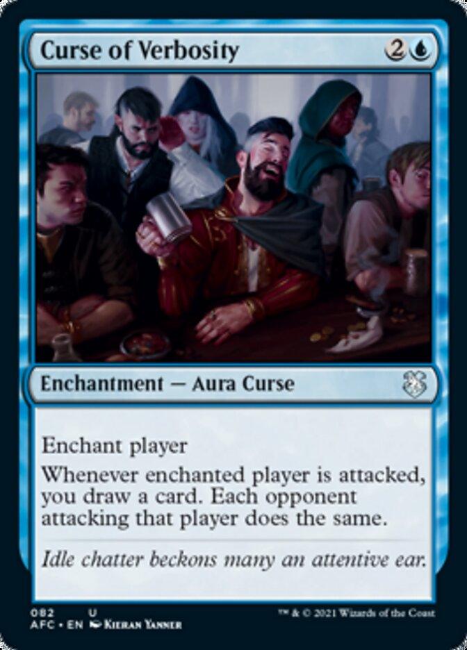 Curse of Verbosity [Dungeons & Dragons: Adventures in the Forgotten Realms Commander] - Rocket TCG