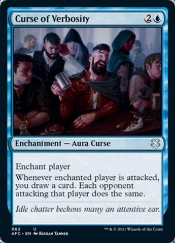Curse of Verbosity [Dungeons & Dragons: Adventures in the Forgotten Realms Commander] - Rocket TCG