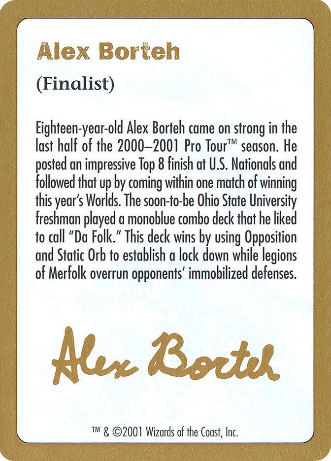 Alex Borteh Bio [World Championship Decks 2001] - Rocket TCG