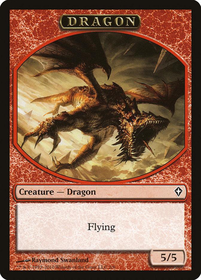 Dragon Token [Worldwake Tokens] - Rocket TCG