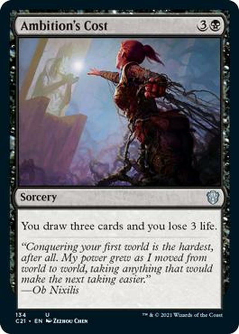 Ambition's Cost [Commander 2021] - Rocket TCG