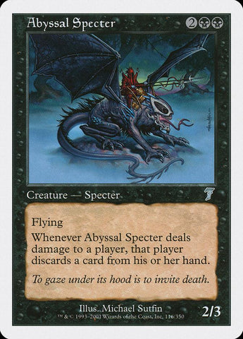 Abyssal Specter [Seventh Edition] - Rocket TCG