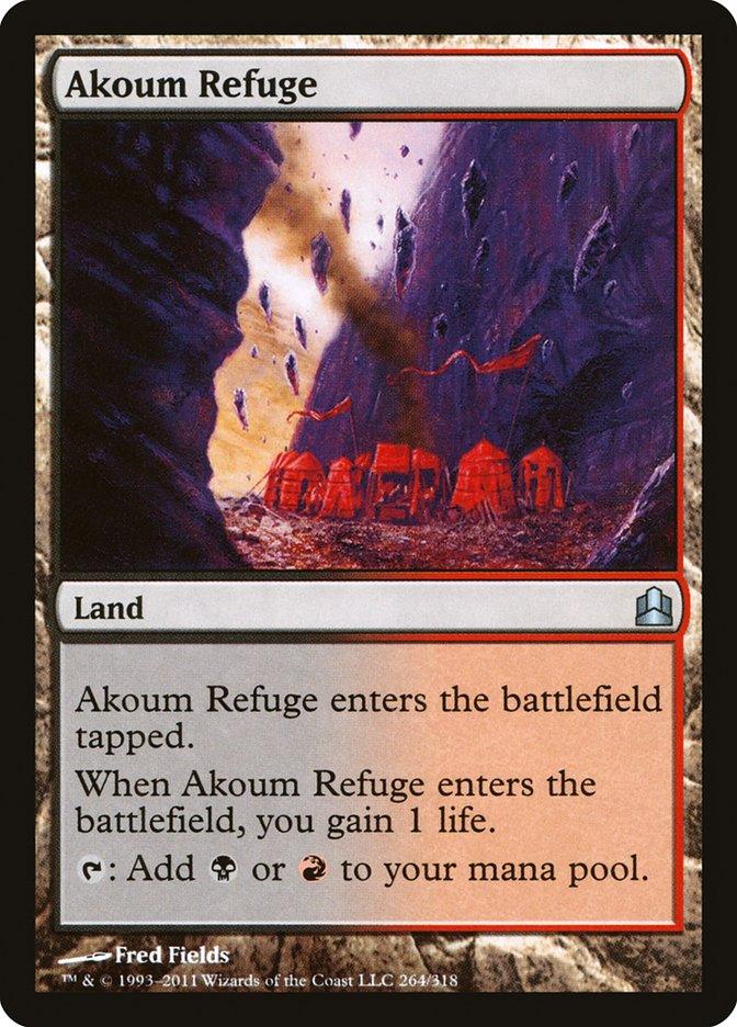 Akoum Refuge [Commander 2011] - Rocket TCG