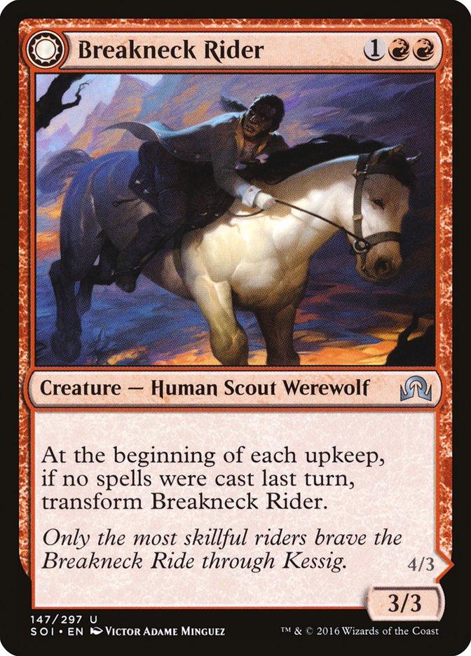Breakneck Rider // Neck Breaker [Shadows over Innistrad] - Rocket TCG