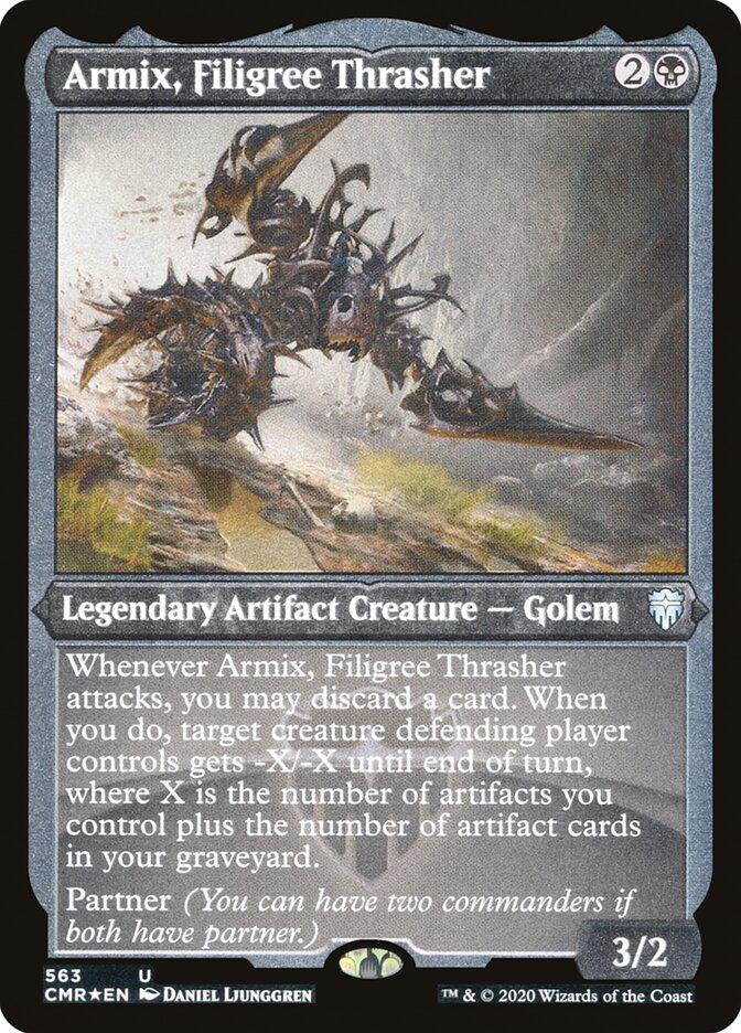Armix, Filigree Thrasher (Etched) [Commander Legends] - Rocket TCG