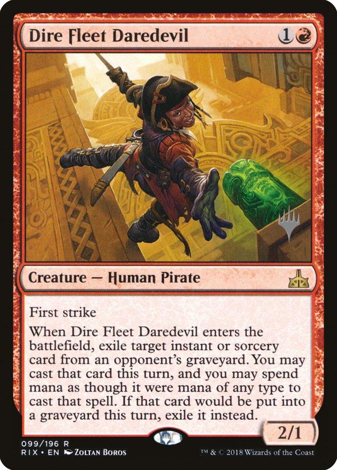 Dire Fleet Daredevil (Promo Pack) [Rivals of Ixalan Promos] - Rocket TCG