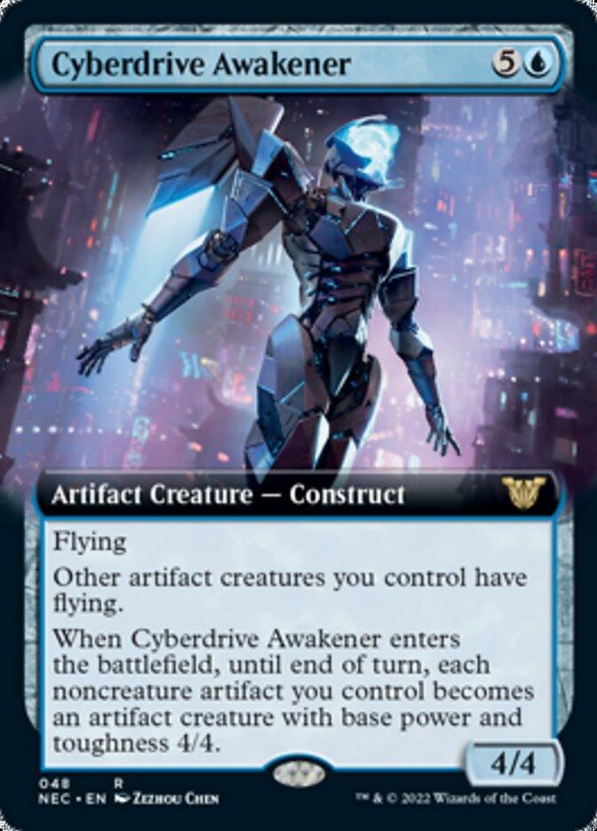 Cyberdrive Awakener (Extended Art) [Kamigawa: Neon Dynasty Commander] - Rocket TCG
