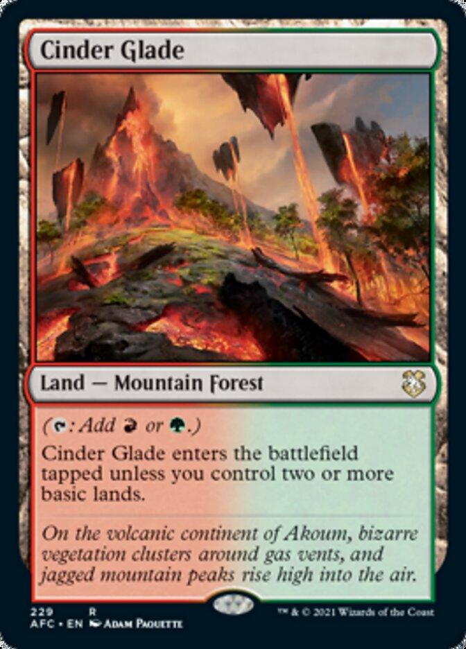 Cinder Glade [Dungeons & Dragons: Adventures in the Forgotten Realms Commander] - Rocket TCG