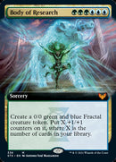 Body of Research (Extended Art) [Strixhaven: School of Mages] - Rocket TCG