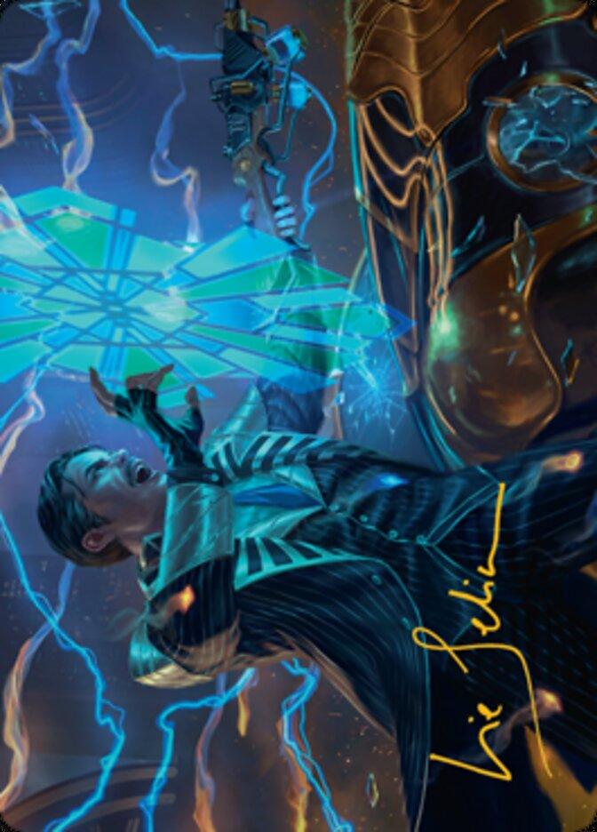 Brokers Veteran Art Card (Gold-Stamped Signature) [Streets of New Capenna Art Series] - Rocket TCG