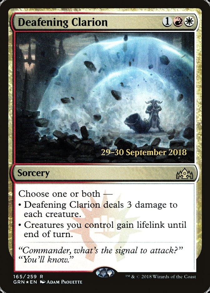Deafening Clarion [Guilds of Ravnica Prerelease Promos] - Rocket TCG