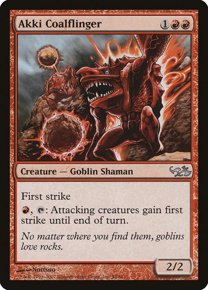 Akki Coalflinger [Duel Decks: Elves vs. Goblins] - Rocket TCG