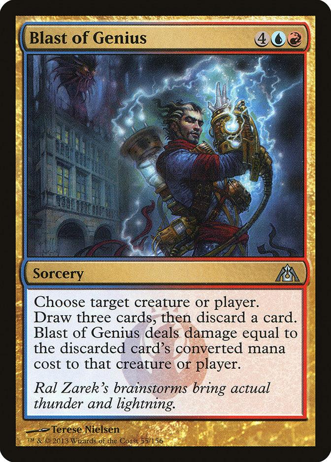 Blast of Genius [Dragon's Maze] - Rocket TCG