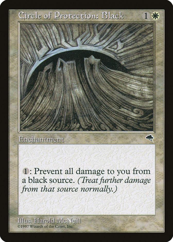 Circle of Protection: Black [Tempest] - Rocket TCG