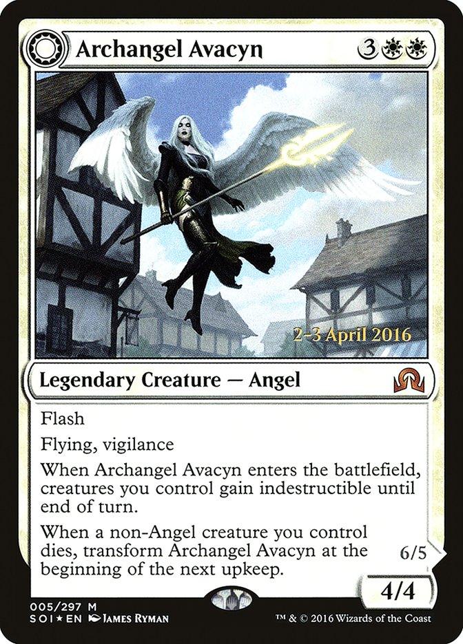 Archangel Avacyn // Avacyn, the Purifier [Shadows over Innistrad Prerelease Promos] - Rocket TCG