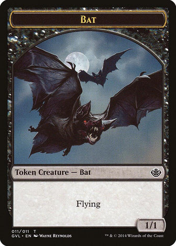 Bat Token (Garruk vs. Liliana) [Duel Decks Anthology Tokens] - Rocket TCG