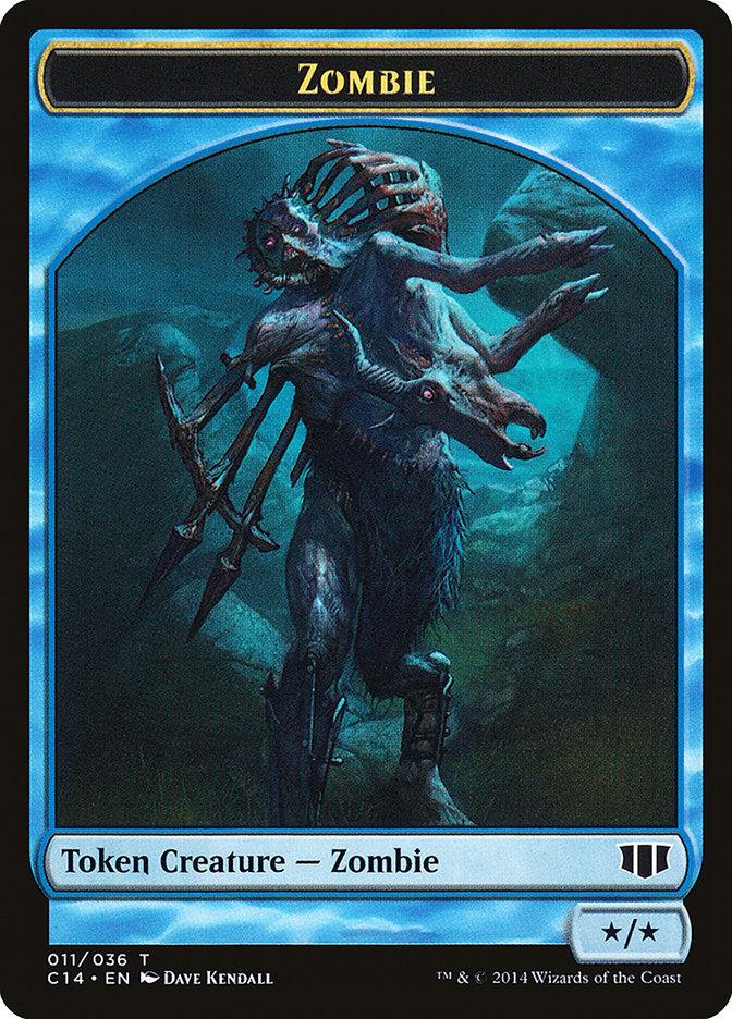 Ape // Zombie (011/036) Double-sided Token [Commander 2014 Tokens] - Rocket TCG
