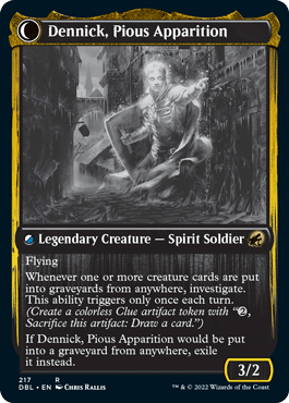 Dennick, Pious Apprentice // Dennick, Pious Apparition [Innistrad: Double Feature] - Rocket TCG