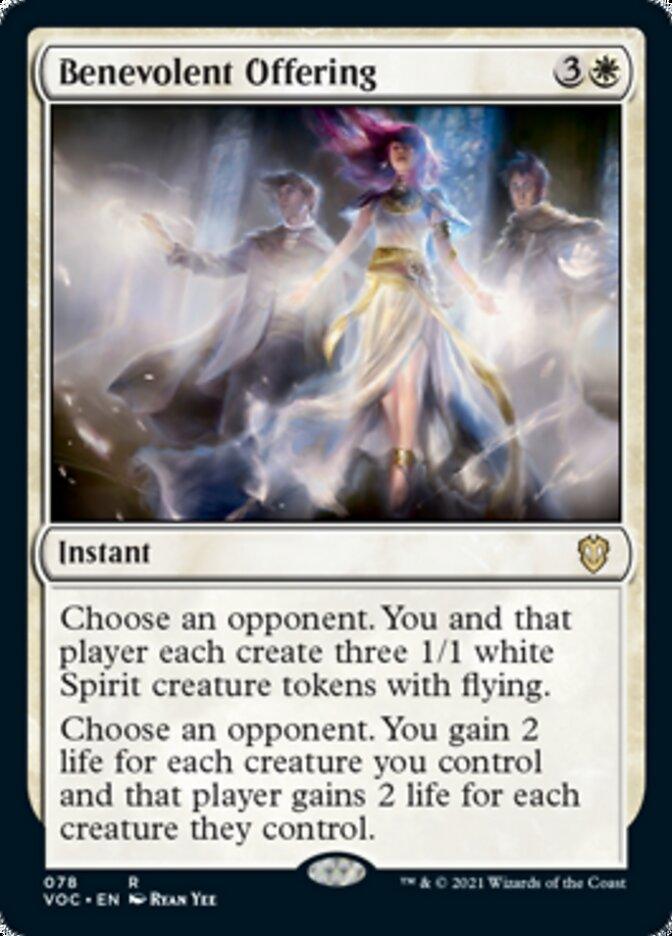 Benevolent Offering [Innistrad: Crimson Vow Commander] - Rocket TCG