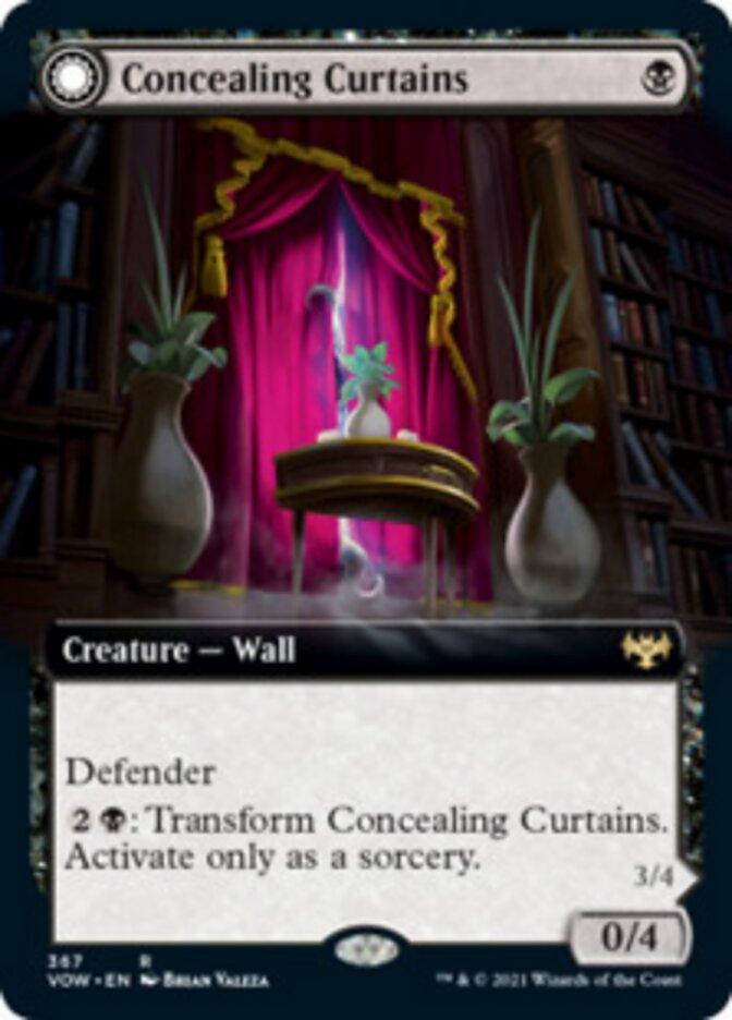 Concealing Curtains // Revealing Eye (Extended Art) [Innistrad: Crimson Vow] - Rocket TCG